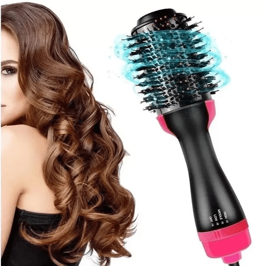 Secador Cepillo De Pelo 33X9,5CM Plancha  Alisador  Eléctrico Cabello