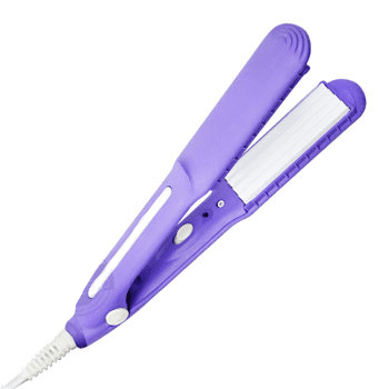 Plancha 21CM Planchita De Pelo Alisado Cerámica 220v Color Violeta