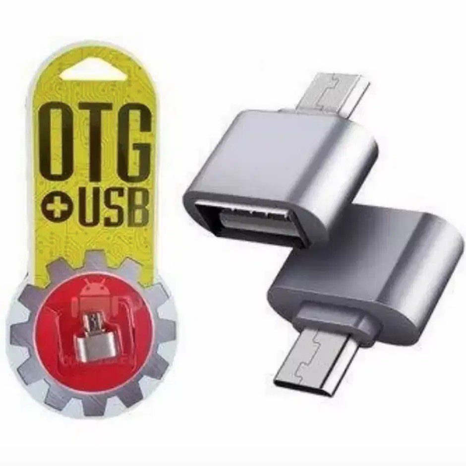 Adaptador Otg De Micro V8 Macho A Usb Hembra (En Blister)
