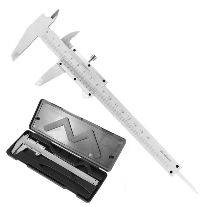 Calibre Metálico Con Estuche plastico