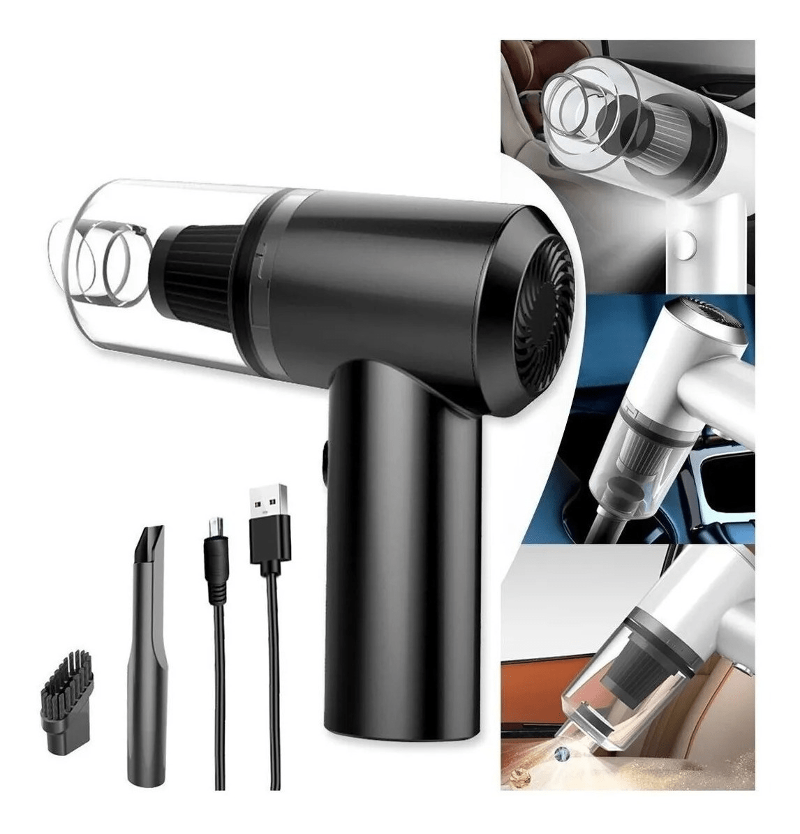 Aspiradora Mini Inalámbrica Recargable Usb