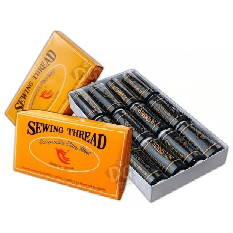 Hilos Para Coser Costura X 2 Bobinas Color Negro