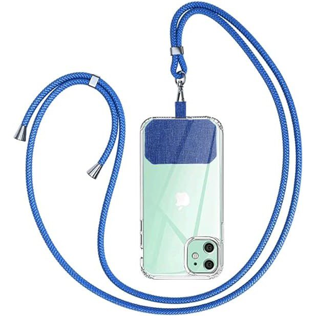 Correa Mod1 Colgante Universal Para Colgar En Funda De Celular Regulable Color Azul