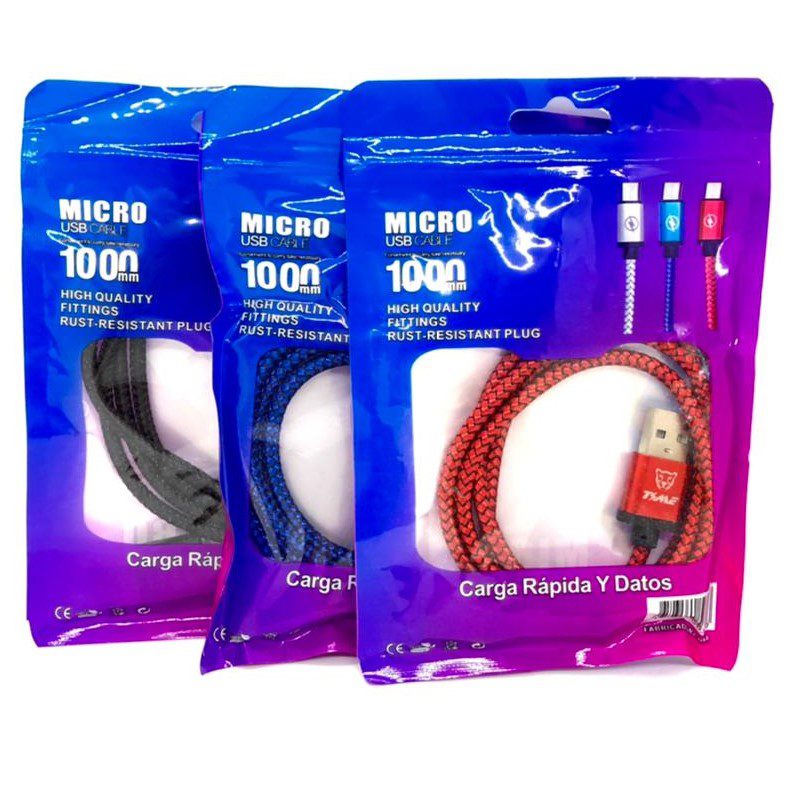 Cable Time 3.1 Usb a Micro Usb V8 (Bolsa)