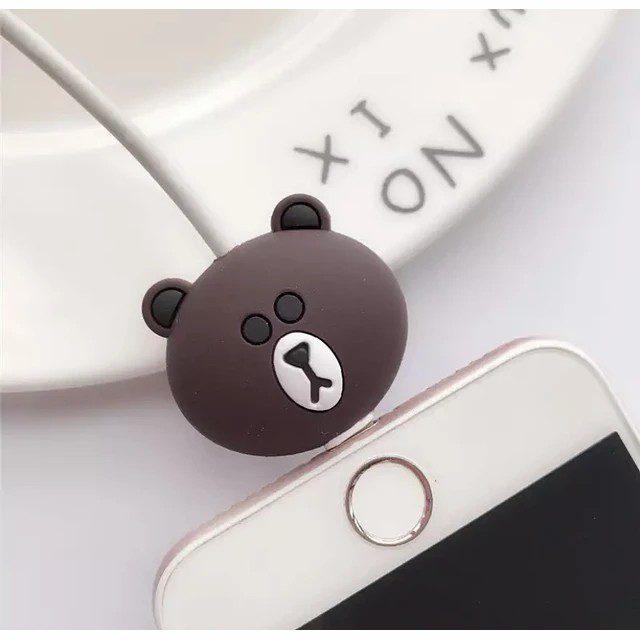 Protector Come Cable Grande 3,5cm x 3cm Aprox .Disney Oso