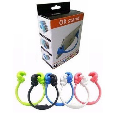 Soporte Manitos Para Celular Tablet (En Caja) Color Negro