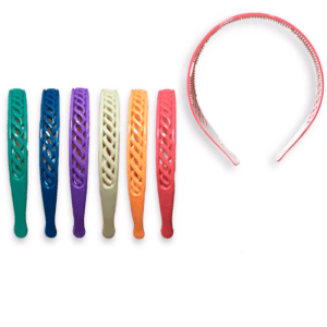 Vincha De Pelo Caladas Colores