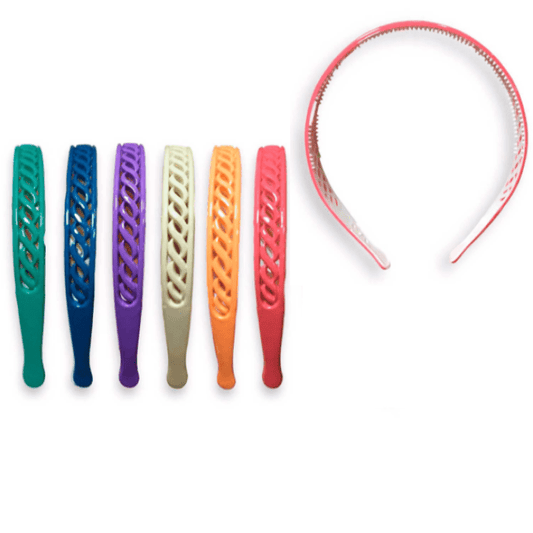 Vincha De Pelo Caladas Colores