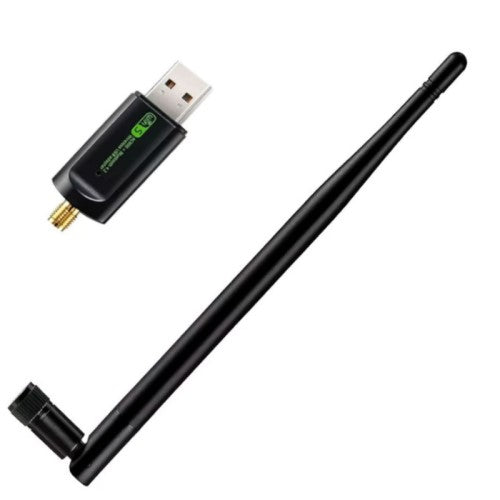 Receptor WiFi Antena Grande 20Cm 5dBi Pc Usb Para Internet