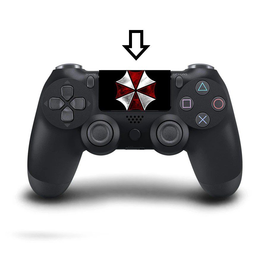 Pegatinas de vinilo, Cubierta de calcomanía para Táctil Sony PS4 Resident Evil