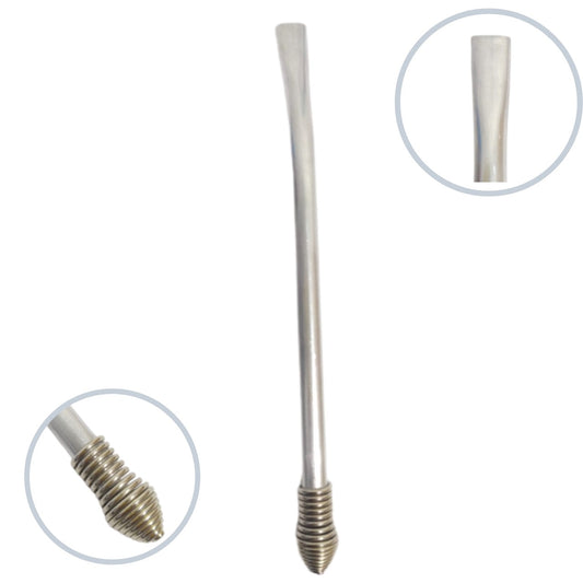 Bombilla Aluminio Plateado Crudo Resorte