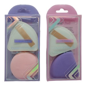 X2 Esponja Para Maquillaje Puff (En Blíster)