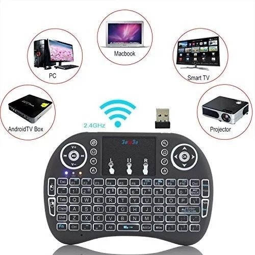 Mini Teclado Inalámbrico Pantalla Táctil Smart Tv Pc Tv Box