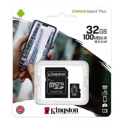 Memoria Micro Sd 32gb Kingston Plus Canvas (Original)