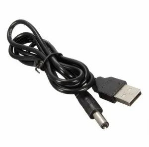Cable De Alimentación Usb A Pin 5,5  (En Bolsa Samsung) Largo 60cm Cámaras Parlantes Cctv Otros
