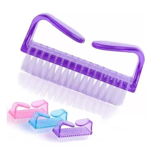 X2 Unidad Cepillo De Uñas Limpieza Cutícula Manicura Chico