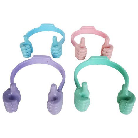 Soporte Manitos Grande Para Celular Tablet Suelto Color Pastel Verde