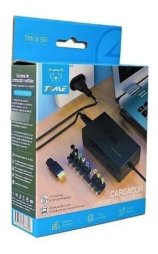 Cargador Universal Para Notebooks 10 Fichas /netbooks Y Monitores  ( Ficha Lenovo  Ficha Hp)
