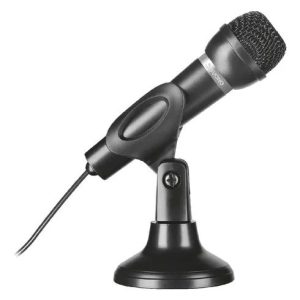 Microfono Con Soporte 3.5 Streaming En Blister