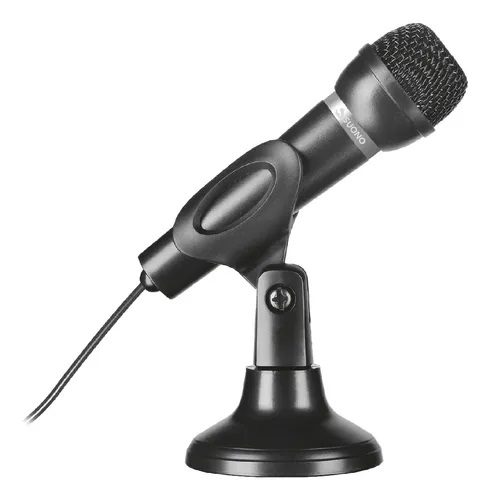 Microfono Con Soporte 3.5 Streaming En Blister