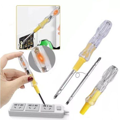 Destornillador Doble Punta Buscapolo Detector De Energía