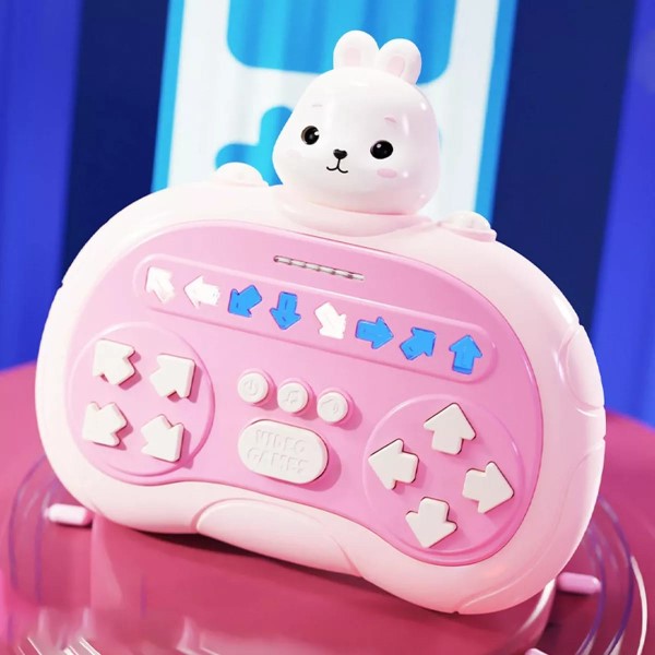 Pop It Juego Electrónico De Memoria Led Con Flechas, Luz Y Sonido Modelo Modelo Rosa