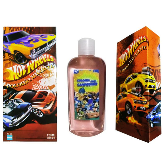 Colonia Infantil 14 X 7Cm Diseño: Hot Wheels