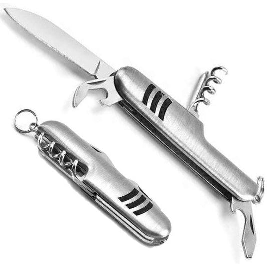Cortaplumas Multiuso Acero Inox Navaja Destornillador 14cm Abierto Tipo Victorinox (Suelto)