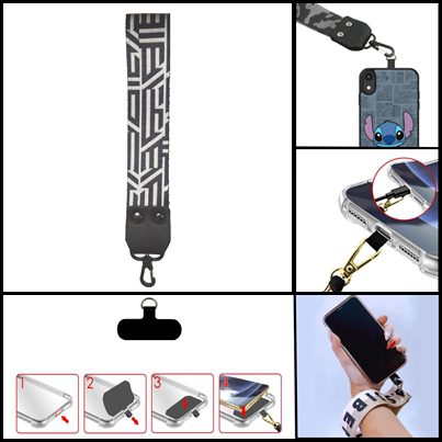 Colgante Universal De Mano Reforzada Para Celular/Llaves M5/D26 De 22 Cm X  4CM (Con Acople) Egipcio