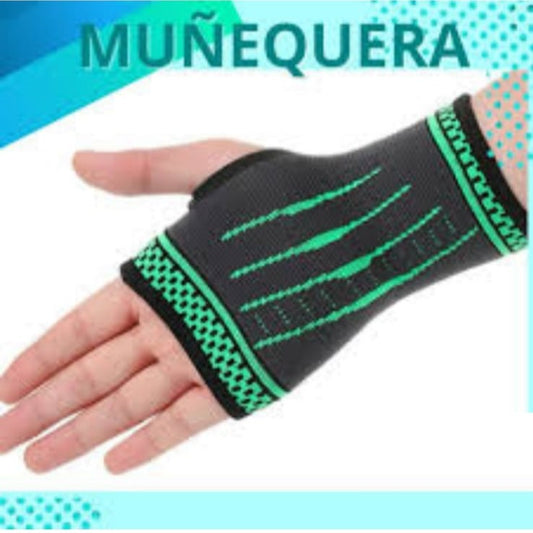 Muñequera Manoplera Pro Elásticas Deportiva  (En caja)