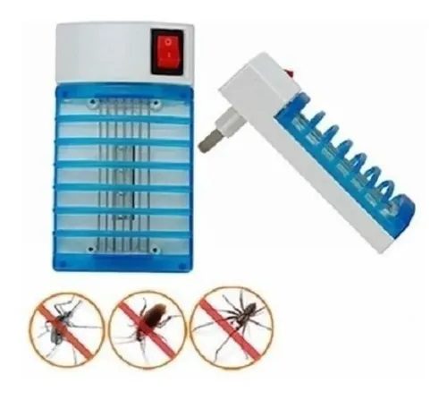 Lámpara Mata Moscas Y Mosquitos Eléctrico. Enchufás Y Listo