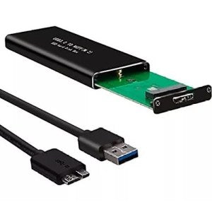 Carry Case Carrier Disk Adaptador M2 Ssd Usb 3.0 Cofre