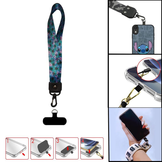 Colgante Universal De Mano Para Celular/Llaves M4/D1 De 24cm  (Con Acople) Estrellas 1