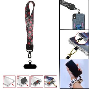 Colgante Universal De Mano Para Celular/Llaves M4/D6 De 24cm  (Con Acople) Corazón 6