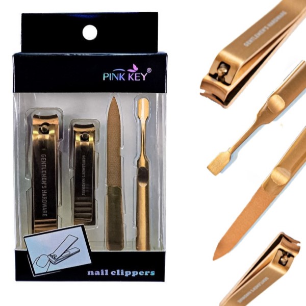 Set Manicura Alicates, Cutivula, Lima Accesorio