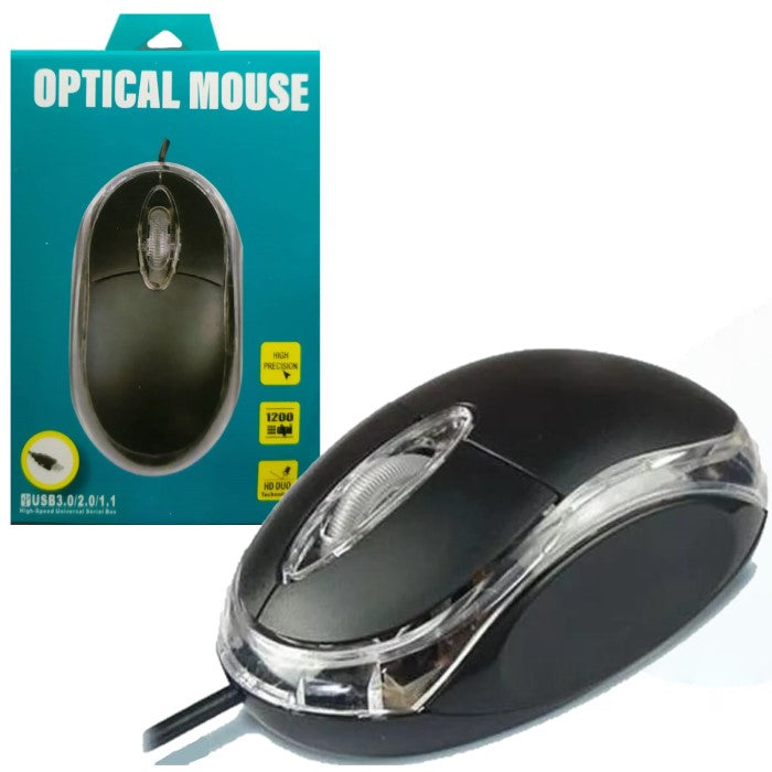 Mouse Optical Led 1200 Dpi Pc Notebook