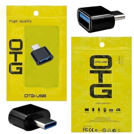 Adaptador Otg Tipo C Macho a Usb Hembra