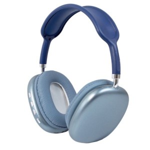 Auriculares Vincha P9 (4 Botones) Inalambrico Bluetooth C/Mic Fm Aux Micro Sd C/Mic Color Azul