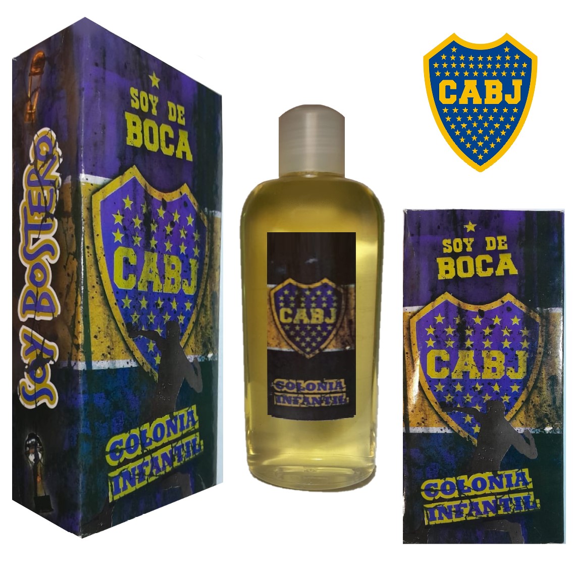 Colonia Infantil 14 X 7Cm Diseño: Boca Junior