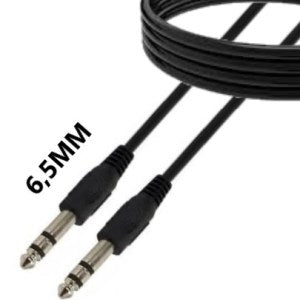Cable Jack Plug 6,3mm Stereo A 6,3mm Auxiliar 3 Metros  ( EN BOLSA )
