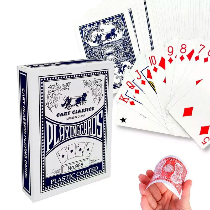 Juego De Cartas Mazo De Poker Naipes Plastificadas