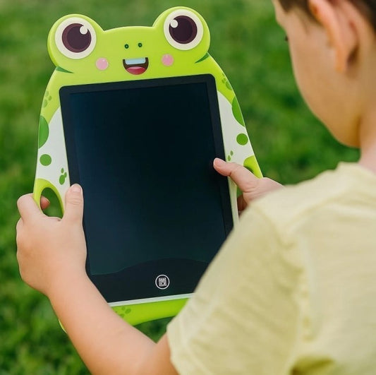 Pizarra Mágica Digital Con Diseños Animalitos 30x20Cm A Color, Diseño Rana