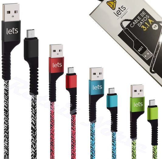 Cable Clasico Only  Usb 3,1 Textil Usb A Micro C/Rapida Color Negro