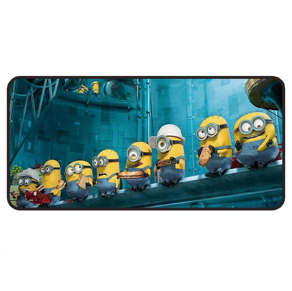 Mouse Pad Gamer 90x30cm Minion C/Costura