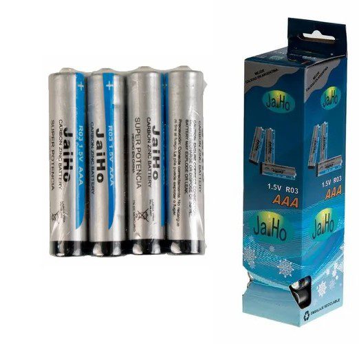 Pila AAA Jaiho / Osr Zinc Carbon AAA  1,5v (Por Unidad)