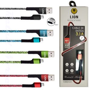 Cable Clasico Only Usb 3,1 Textil Usb A Micro C/Rapida Color Azul