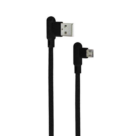 Cable Only Forma En L De Usb a Micro Usb 2.1 (En Bolsa) Color Negro