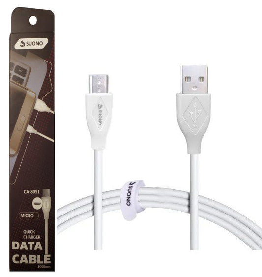Cable Suono Micro Usb Carga Rapida C/ Agarre Belcro