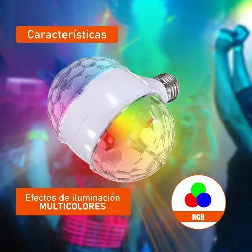 Foco  giratoria Doble Lampara giratorio Led Giratorio 6w Rgb