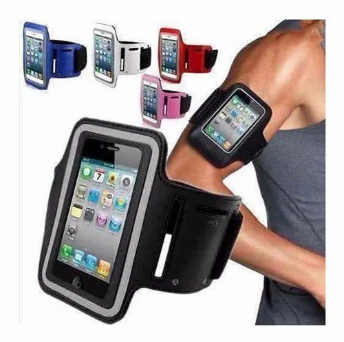 Brazalete Deportivo Correr Running Porta Celular &#8211; Color Negro
